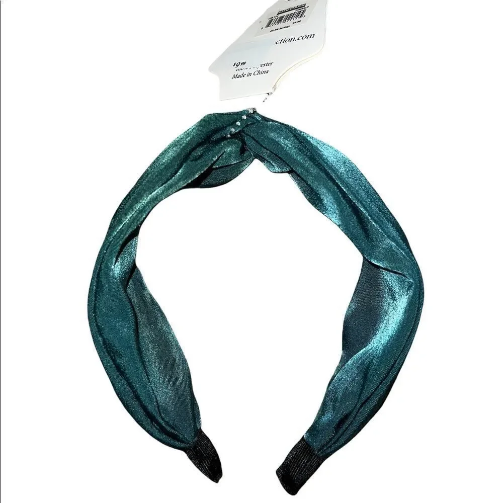 Lulla Collection by Bindaya Green Knotted Headband One Size New